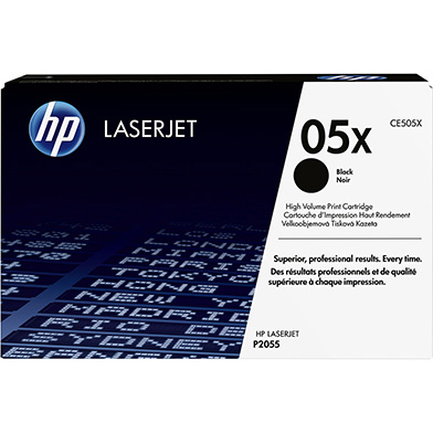 HP CE505X 05x Black Print Cartridge (6,500 pages)